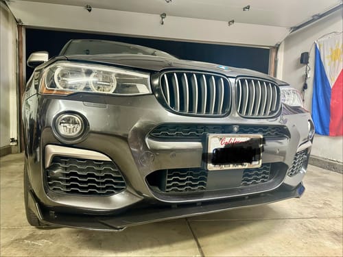Customer photo review of Front Lip Splitter - 2015-2018 BMW X4 F26