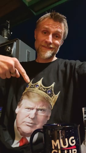 Customer photo review of Notorious DJT T-Shirt