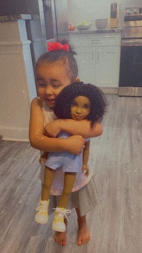Customer photo review of Healthy Roots Doll: Zoe
