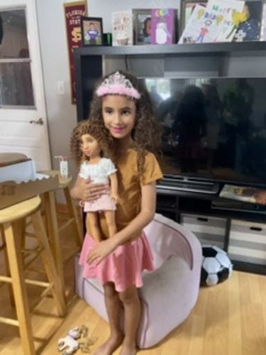 Customer photo review of Healthy Roots Dolls Curlfriend: Marisol