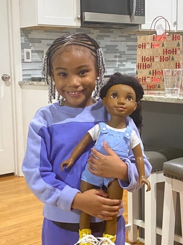 Customer photo review of Healthy Roots Doll: Zoe
