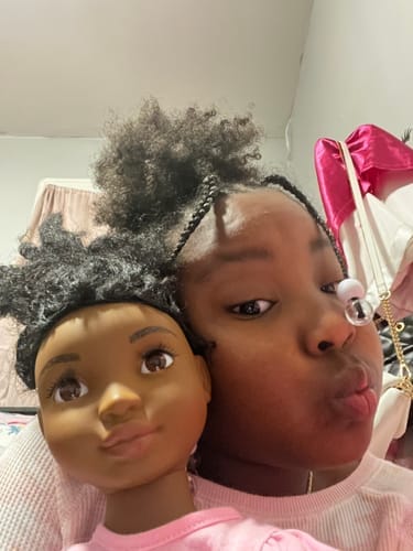 Customer photo review of Healthy Roots Doll: Zoe
