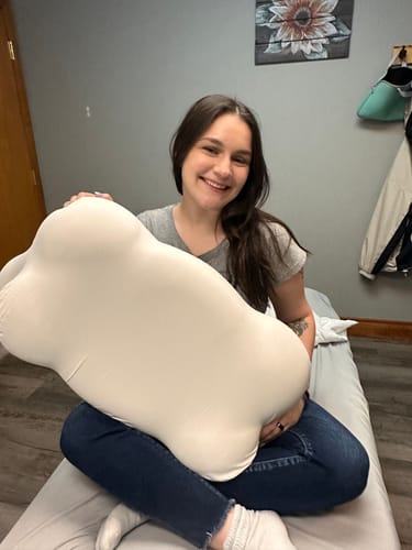 Customer photo review of Cloud Cooling Pillow Case