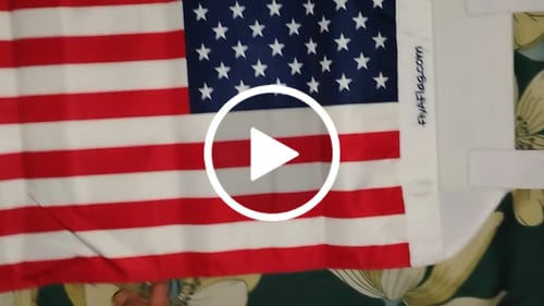 Customer video review of American Flag