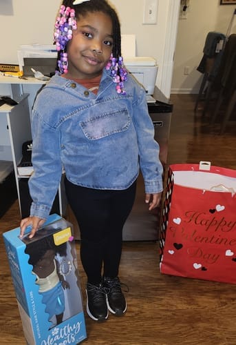 Customer photo review of Healthy Roots Doll: Zoe