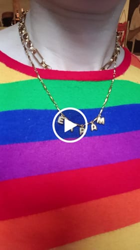 Customer video review of Collana "Portami con te"