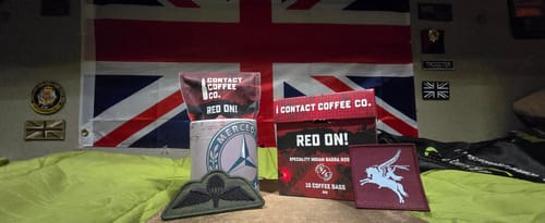 Customer photo review of Single Serve Coffee Bags - Red On!