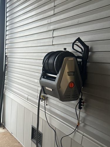 Customer photo review of Grandfalls Retractable Pressure Washer Essential