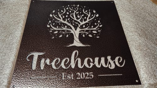 Customer photo review of Tree Of Life Square Sign