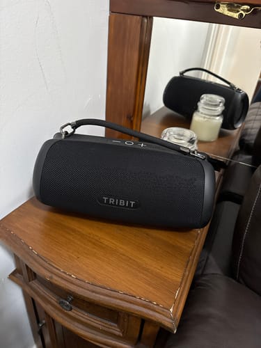 Customer photo review of TRIBIT StormBox Lava Portable Bluetooth Speaker - Black