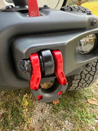 Customer photo review of Jeep Wrangler JK/JL/JT Front Shackle Tab Kit