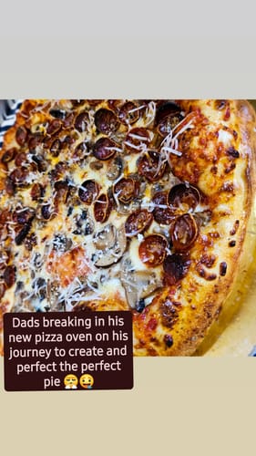 Customer photo review of Festa Pizza Oven Essentials Bundle