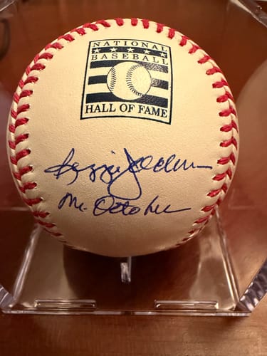Customer photo review of Reggie Jackson Autograph Signing