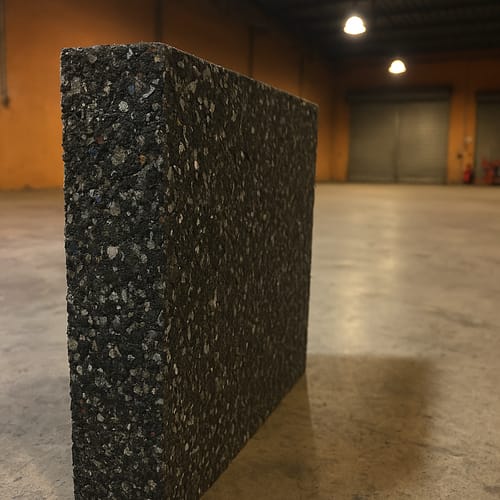 Customer photo review of 30mm Anti-Vibration Rubber Mat – High-Density Recycled Rubber, Vibration Absorbing, Structural Protection for Washing Machines, Roofs, Floors, Ramps