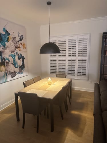 Customer photo review of Modern Farmhouse Oversized Dome Pendant