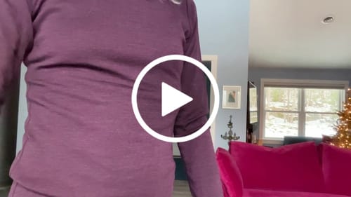 Customer video review of Peyton Turtleneck - Deep Plum