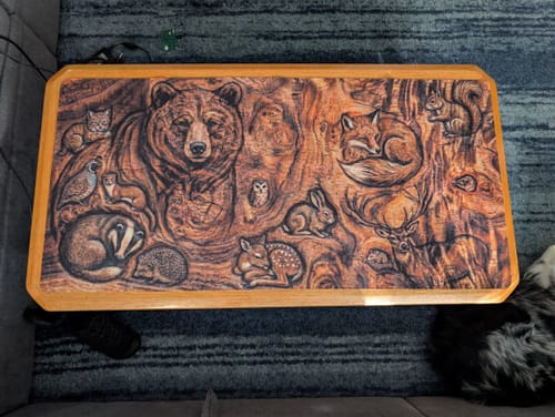 Customer photo review of Custom Size Playmat