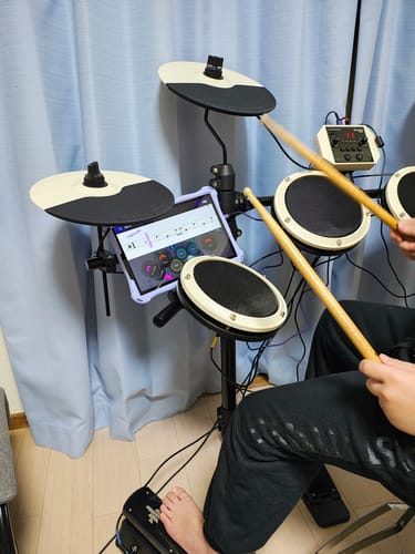 Customer photo review of Donner DED-80 4ドラム3シンバル 電子ドラム