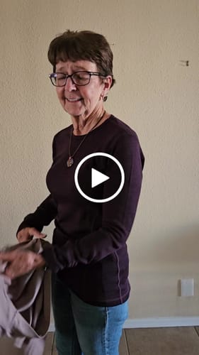 Customer video review of Hannah Long Sleeve Top - Deep Plum