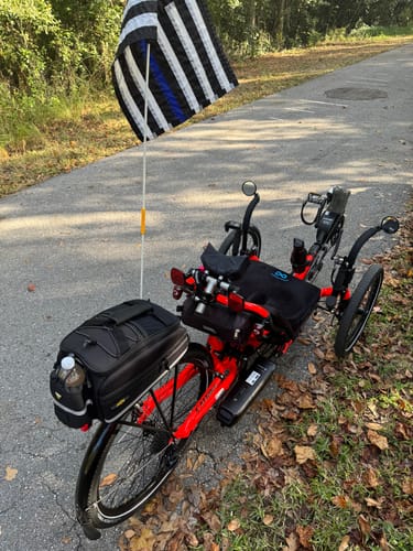 Customer photo review of Catrike Assist Arms