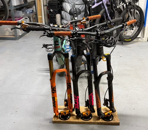 Customer photo review of Unaka - Thru Axle Mounting Kit