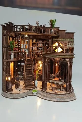 Customer photo review of Dreamy Book Hall Book Nook