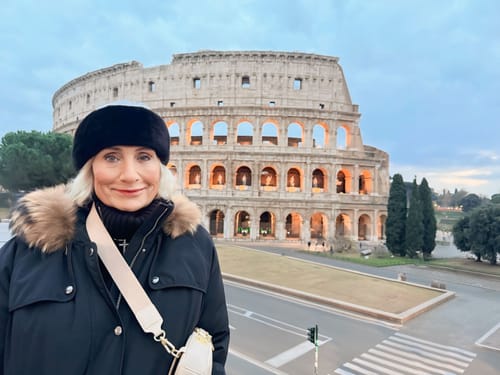 Customer photo review of Ranch (Black) Mink Fur Headband