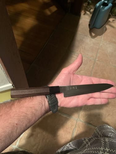 Customer photo review of Hatsukokoro Ginsou petty 150 mm (Wenge)