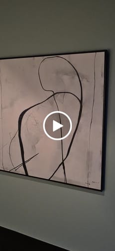 Customer video review of Contemporary Minimalist Art #MA092