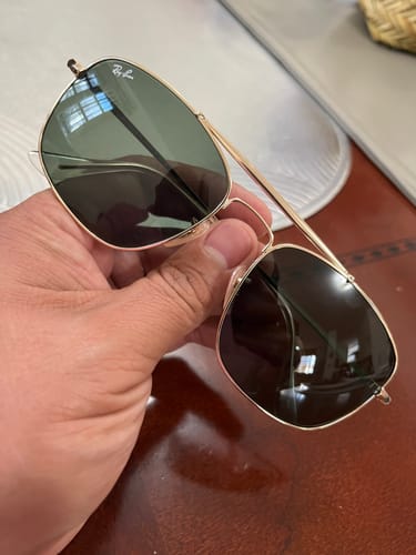 Customer photo review of Lentes De Sol Rb Colonel Rb3560n (Dorado-Verde G15)