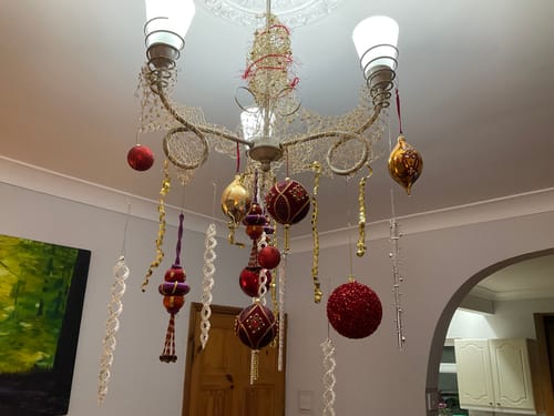 Customer photo review of Expandable Wired Lurex Net Braid x 1m - 9511