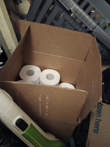 Customer photo review of UK-Made Recycled Toilet Paper – Seriously Sustainable & Plastic-Free