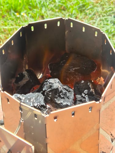 Customer photo review of 100% Mallee Root Charcoal