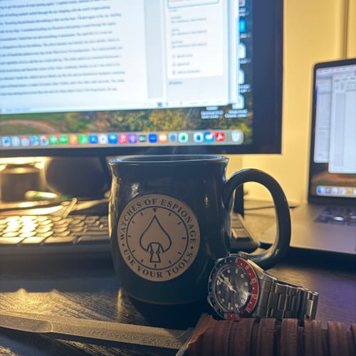 Customer photo review of W.O.E. Use Your Tools Coffee Mug