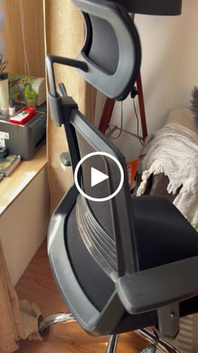 Customer video review of Silla de escritorio Cuba Alta brazo Reg y cabecero