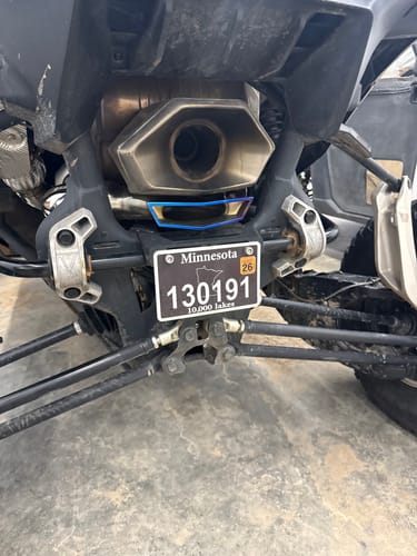 Customer photo review of RPM Can-Am Maverick R 3" E-Valve Mid Pipe / Electronic Dump Valve