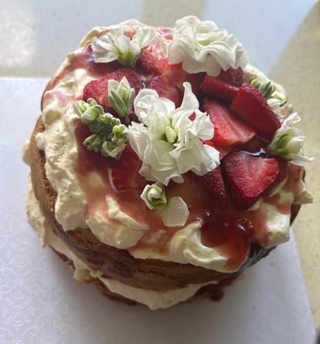 Customer photo review of victoria sponge