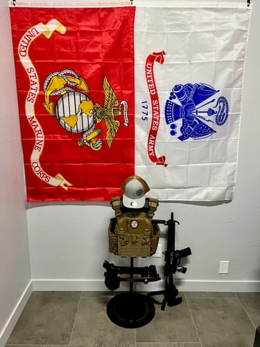 Customer photo review of Tactical Gear Rack Gen2