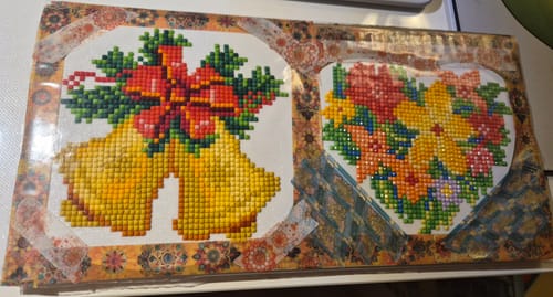 Customer photo review of Diamond Painting Mysteerilaatikko - Joulu