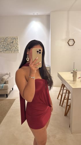 Customer photo review of CHRISTY DRESS