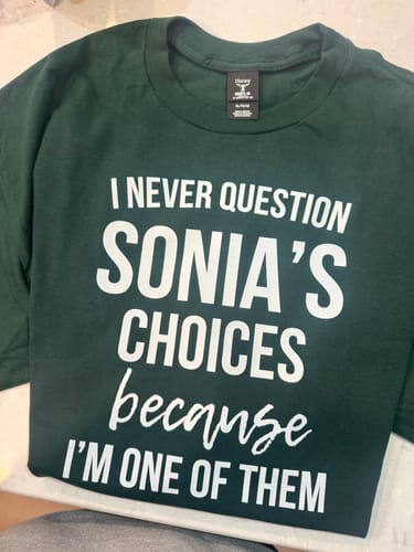 Customer photo review of DTF Transfers Gangsheet Builder