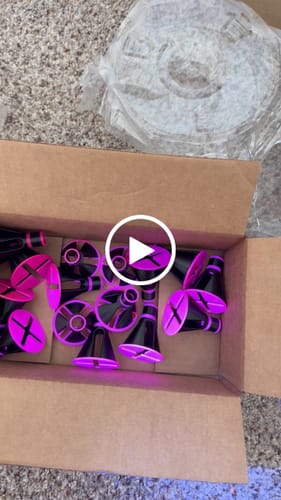 Customer video review of Fluorescent Rose PETG Filament 1.75mm
