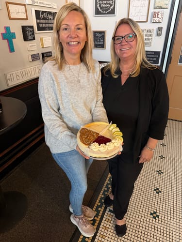 Customer photo review of Seasonal Cheesecake - Pumpkin