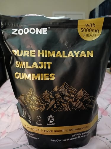 Customer photo review of Zooone Pure Himalayan Shilajit Gummies