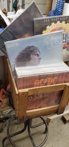 Customer photo review of Premium Vinyl Record Outer Sleeves