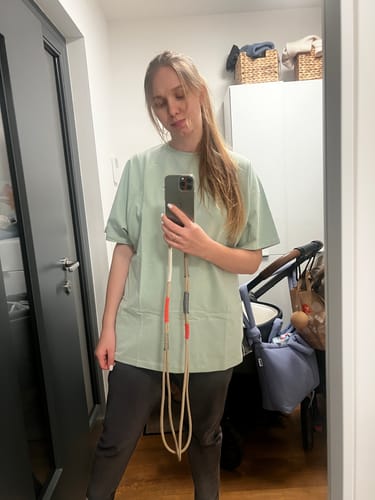 Customer photo review of Oversized Heather Stillshirt aus Bio-Baumwolle