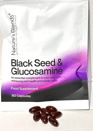 Customer photo review of Black Seed Oil & Natural Glucosamine Capsules