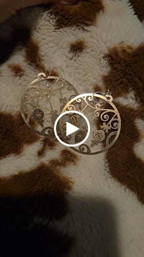 Mary B. review of Large Ornament Dangles Hypoallergenic Earrings for Sensitive Ears Made with Plastic Posts image 1 out of 1