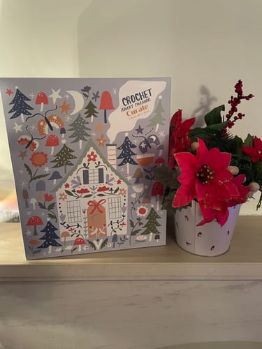 Customer photo review of The Curate Crochet Box Advent 2025