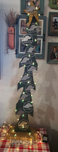 Customer photo review of Personalized Pet Ornaments - Set of 2 - Custom Dog or Cat Christmas Tree Ornaments